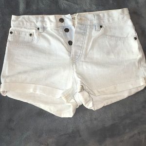 Forever 21 high waisted button up shorts